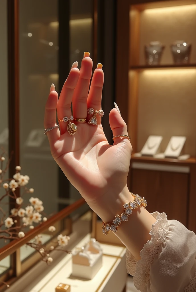 hand, decorations, jewelry store, bracelet