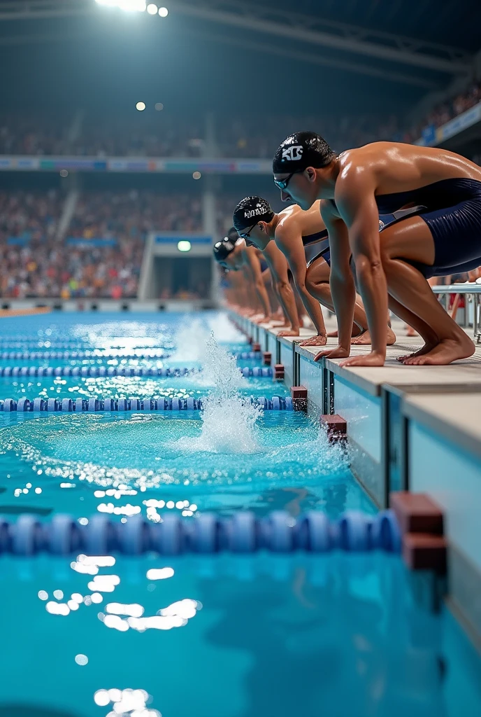 Swimming competition pool
