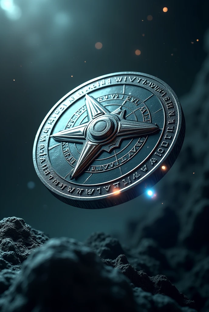 An nft coin that conspiracy theorists  would be obsessed to buy.. Make it futurelistic and 3d