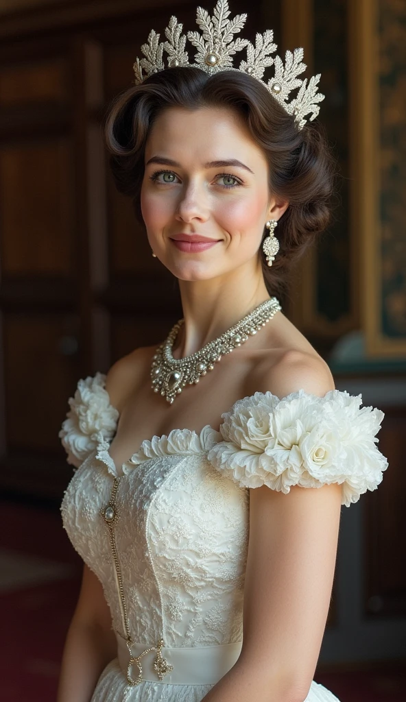 The young and beautiful Queen Elizabeth II