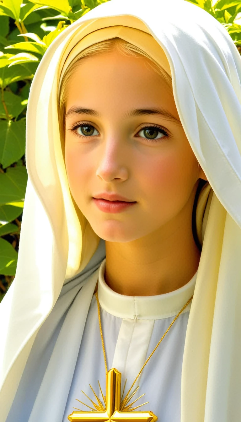 Beautiful young virgin Mary