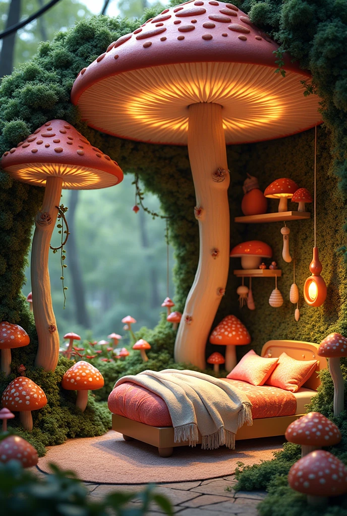 Mushroom bedroom
