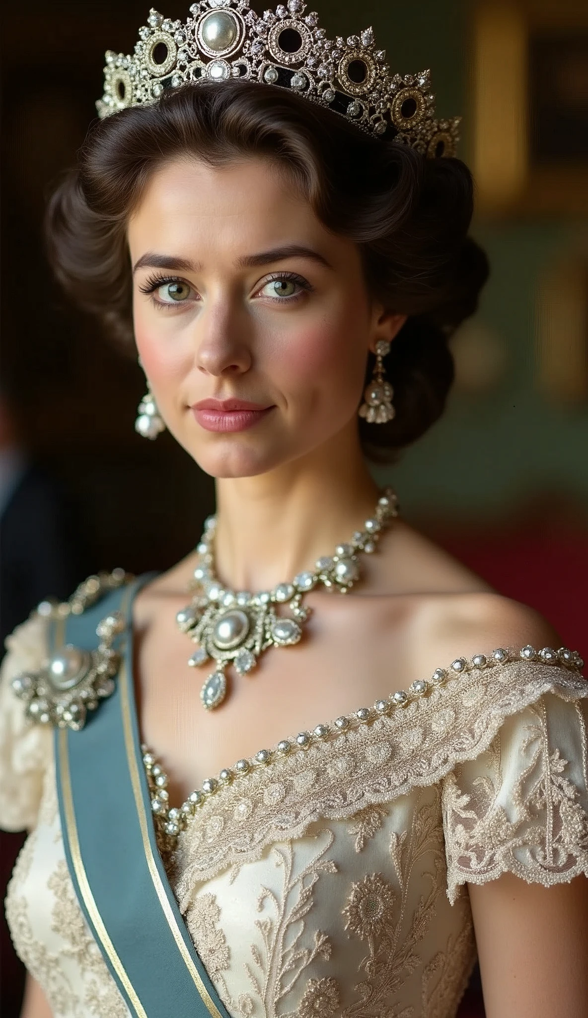 The young and beautiful Queen Elizabeth II