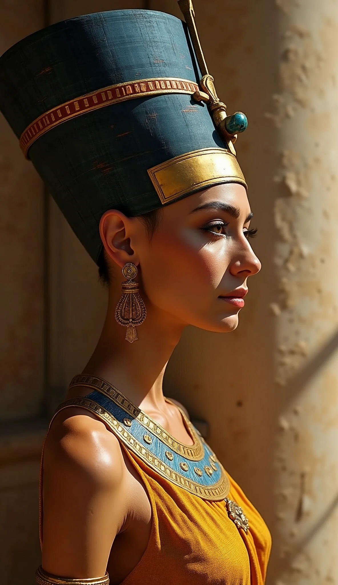 The young and beautiful Nefertiti