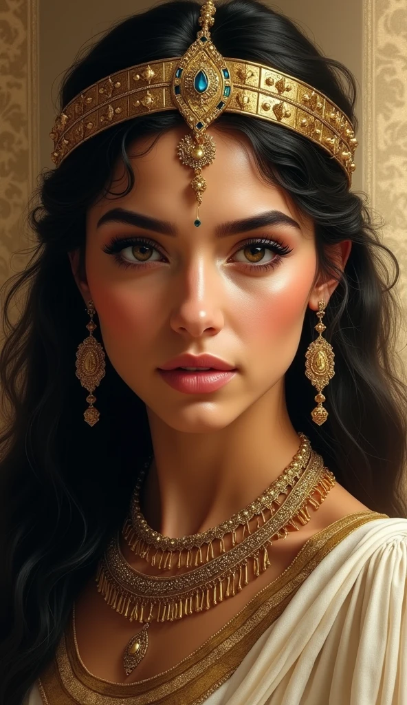 Young and beautiful Cleopatra