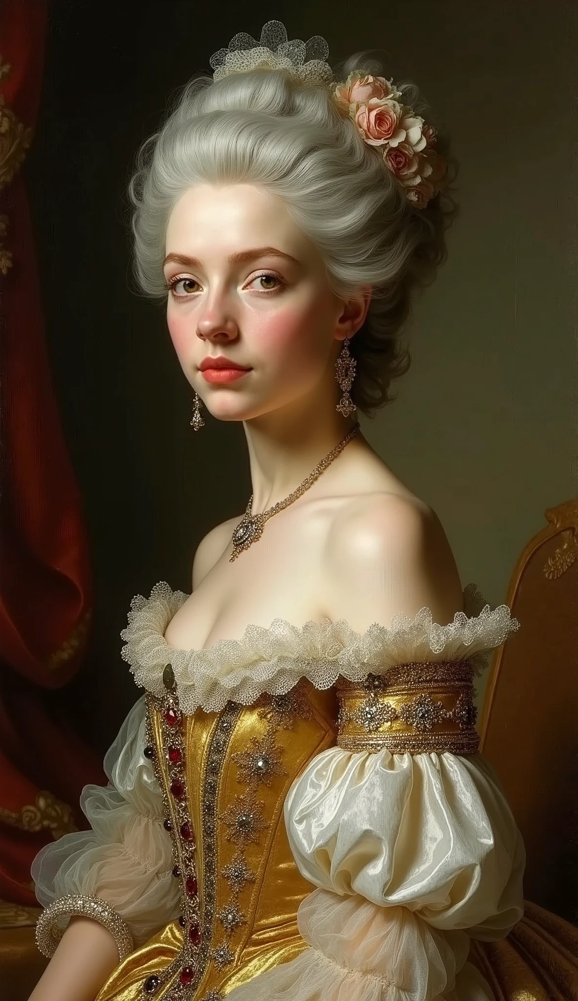 The young and beautiful Marie Antoinette