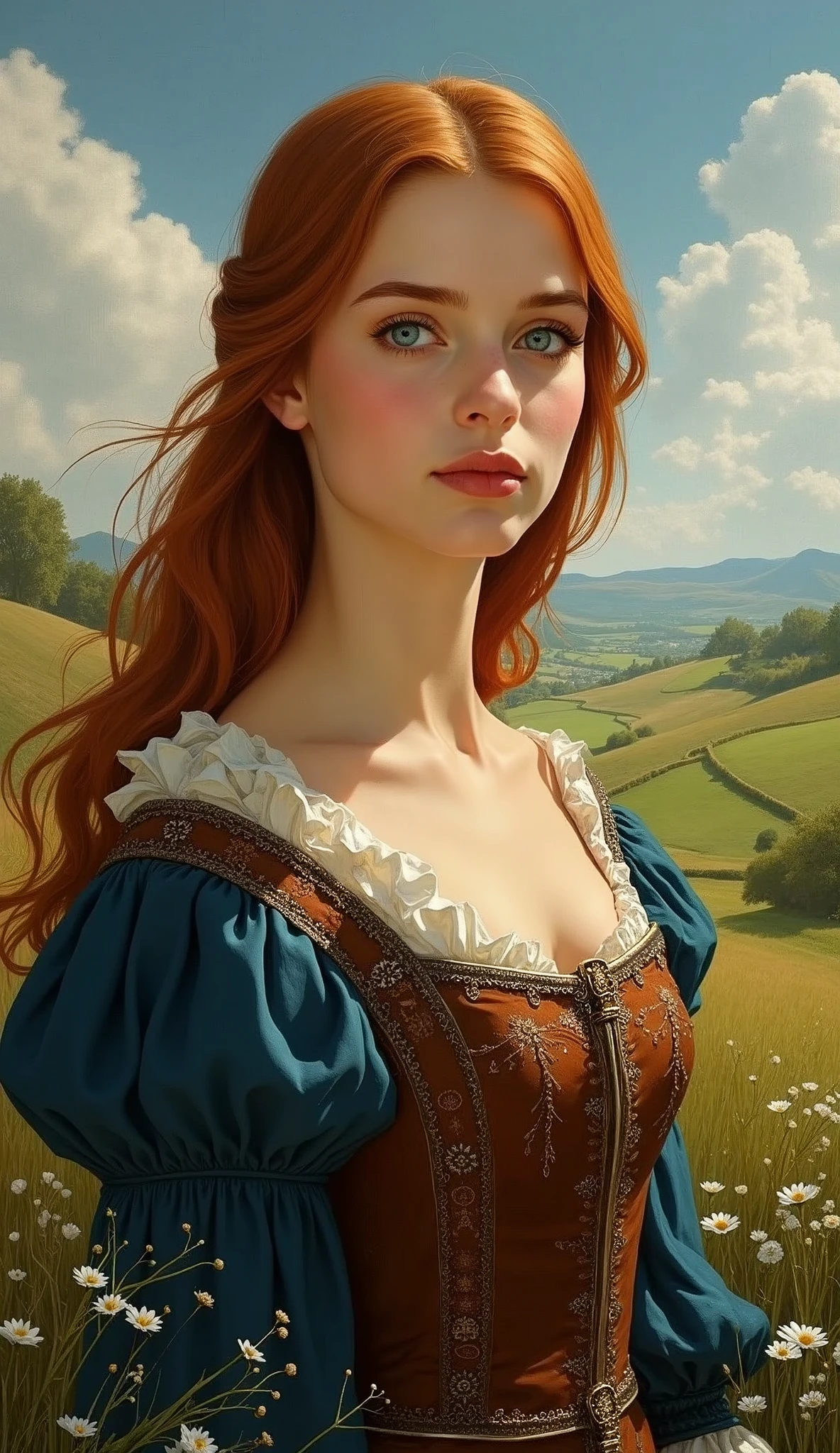 Young and beautiful Joan of Arc