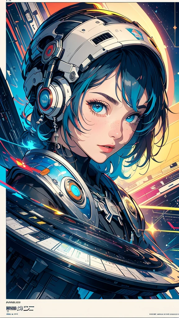 (((masterpiece, highest quality))),(((solo:1.2))),(((1girl:1.2))),32k wallpaper, very detailed, poster, vintage science fiction,(((((geometric cinematic movie poster))))), (bauhaus), shape,(((abstract))),(mid century modern),movie poster,(((((portfolio))))),(((((Close-up))))),(((((bust up))))),((((more various angle)))),(((highlight))),Vast landscape,((((heterochromia)))),(((complete. detailed face))),(((Extremely talented))),(((most complecated machine))),((Overall colorfully))