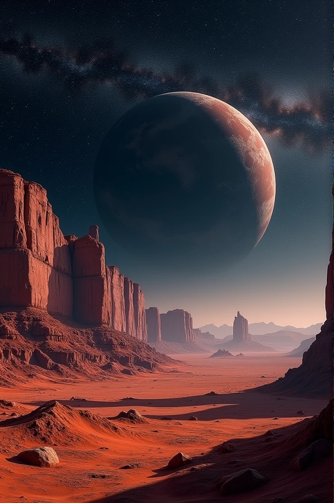 space photos of mars and stars