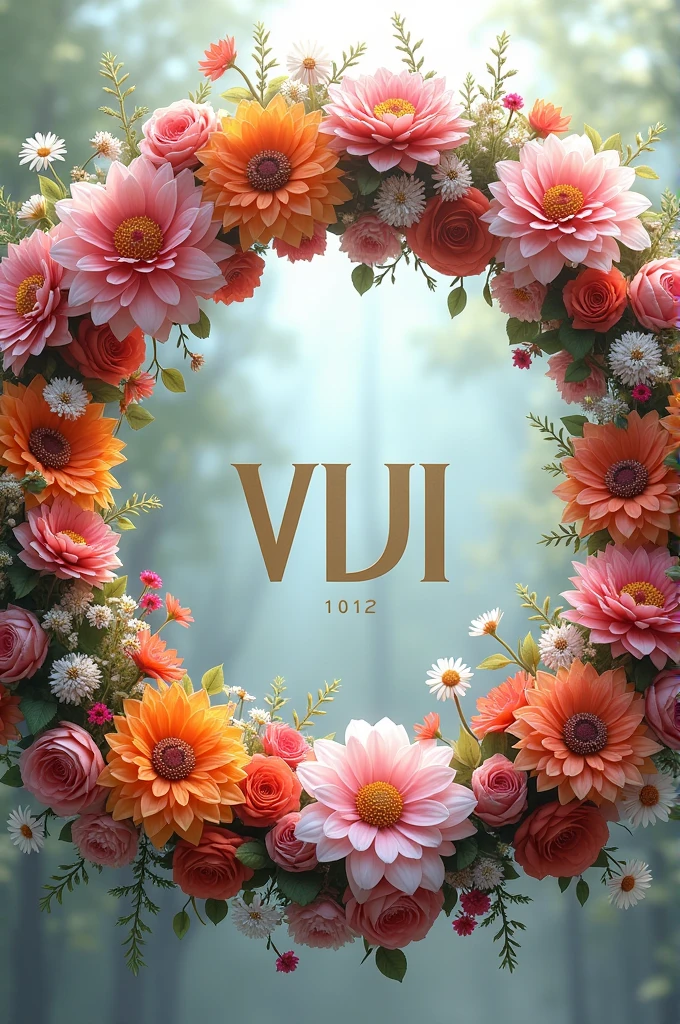 Circular Flower garlands with VIJI