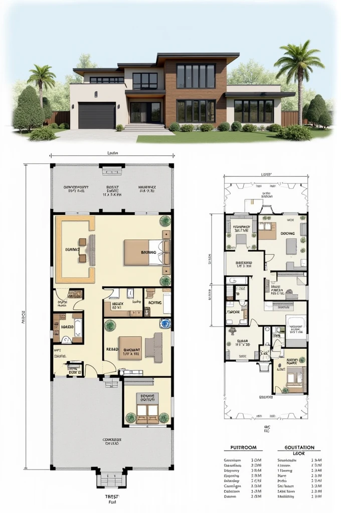 Plan of a house 
