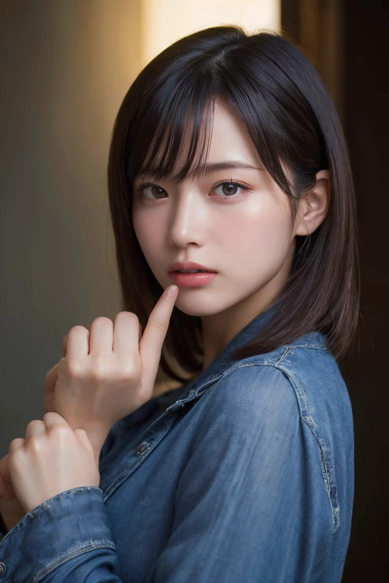 (Highest quality:1.4),(masterpiece:1.4),(Realistic:1.4),(Realistic:1.2),(超High resolution, RAW Photos:1.4),(High resolution, Very detailed:1.2),(8k:1.2),Movie Photos,a photo of a dark-haired,one person's,alone,wear ,((China dress))、((Upper Body:1.3))