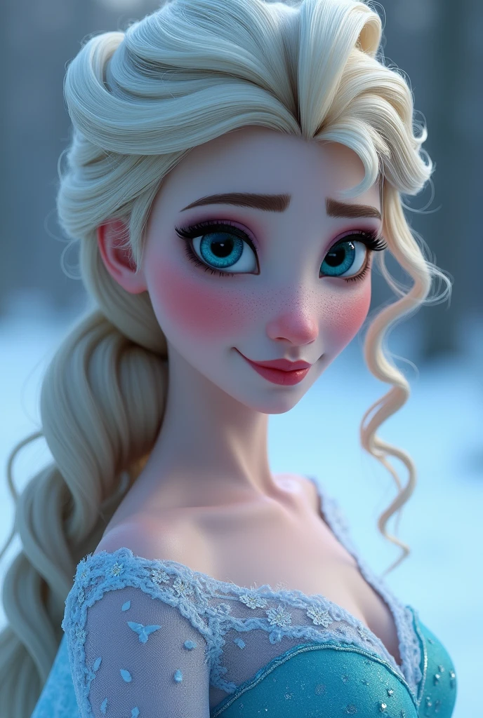realistic analog human photo, cosplay, a close up of a person wearing a dress, portrait of elsa of arendelle, sakimichan hdri, detailed face and body, frostbite, long curly light blond hair, , photo render, hyperrealistic, photorealistic, lifelike, masterpiece, HDR, physically based rendering, specular highlights, highly detailed, 8k, cinematic, realistic lighting