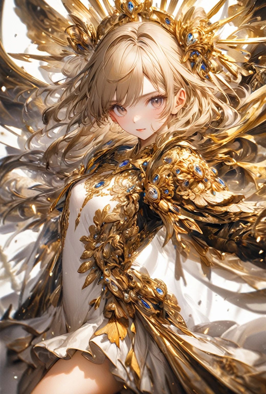 (Highest quality, 8k, 32K, masterpiece, Ultra-high resolution,:1.2), one person's,So cute ,Veranda Background, clear, Shining Eyes, Age 25 ,Fair skin, Green-haired girl, An innocent smile, blue eyes, Pierced ears sparkle, Rings and bracelets decorate the fingers,Dental assistant,Bun Hair,Big Breasts, Large Breasts,Upper body naked,Nipples are visible