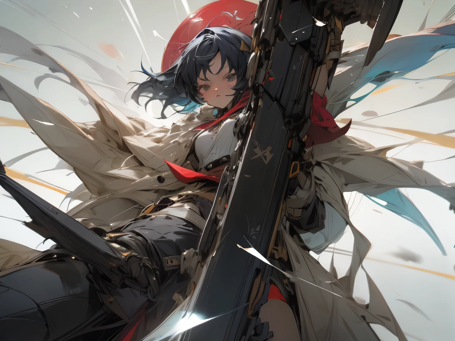 (masterpiece), Highest quality, (ultra-detailed), (Anime Style), Giant Weapon,