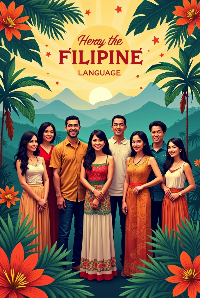 Wikang pilipino poster