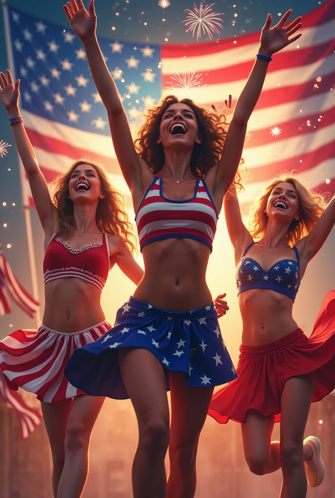 Independence day girls image
