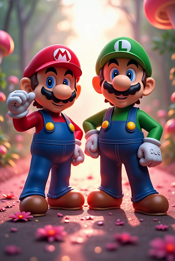 Mario bros with a perfume