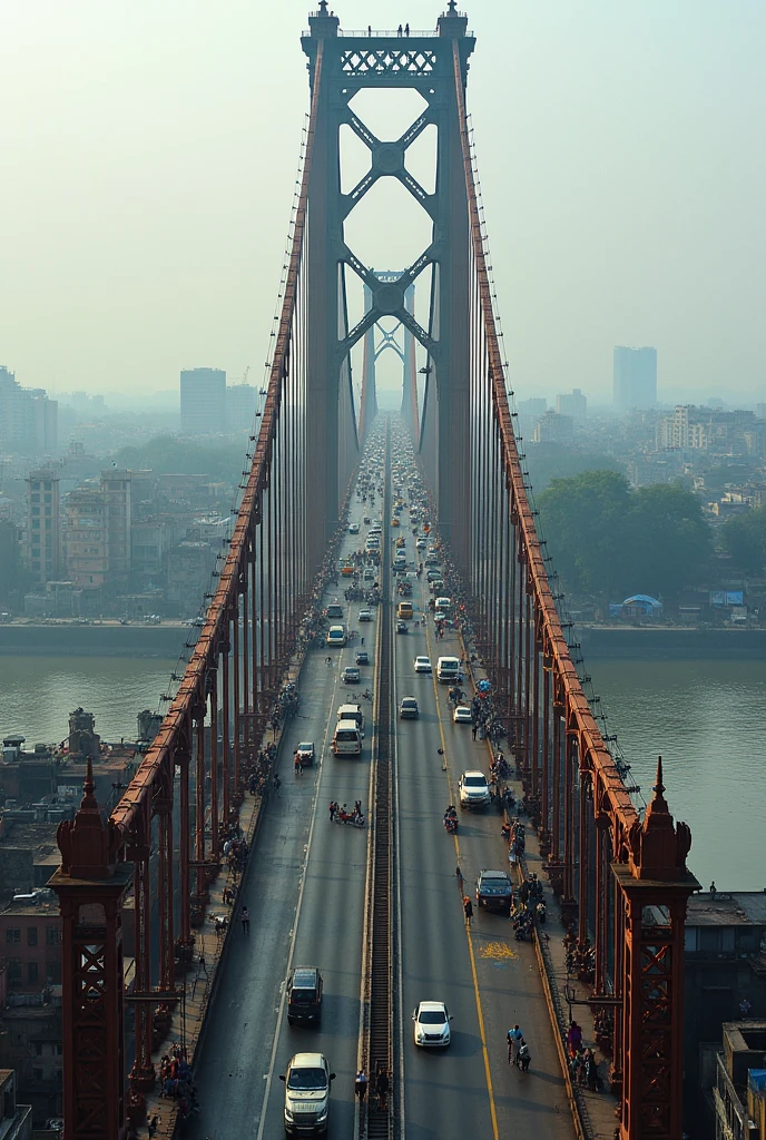 Howrah bridge of Kolkata
