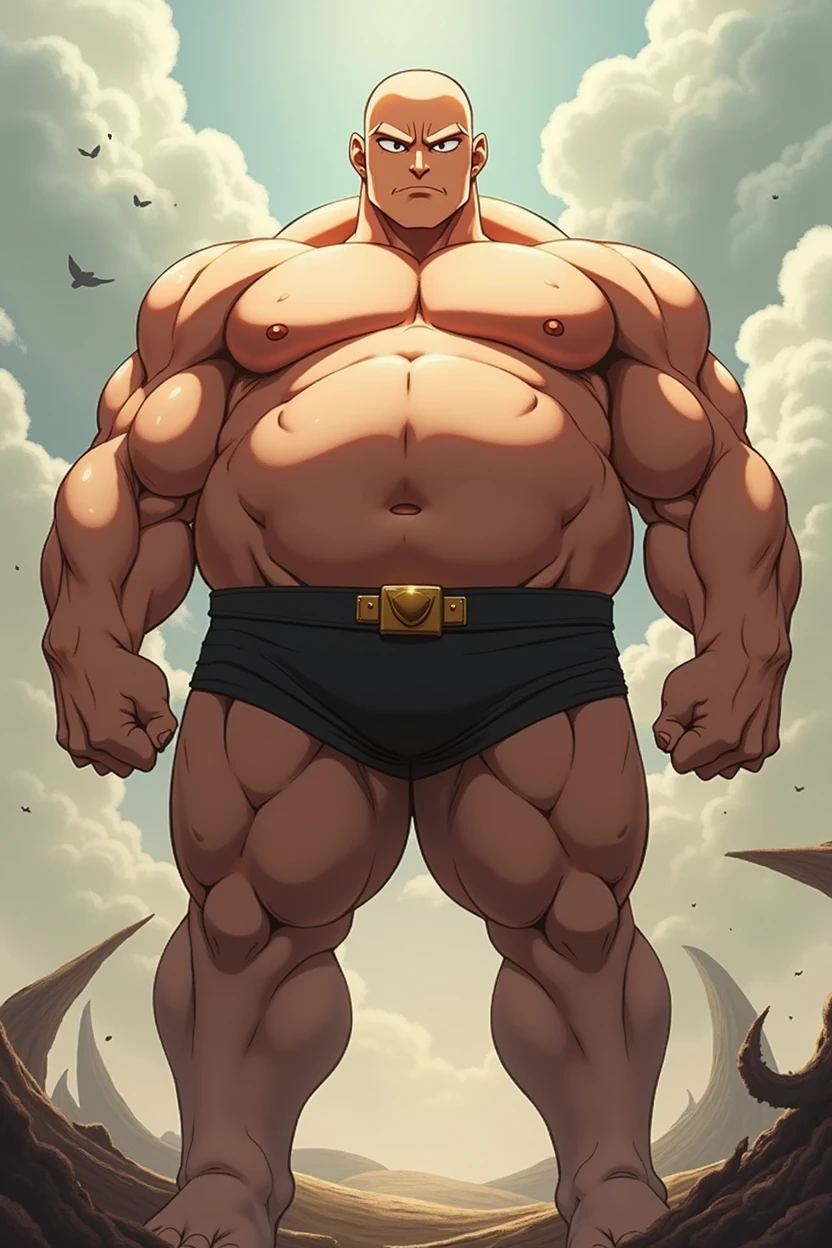 One Punch Man, Saitama Gigachad, Madhouse Studio Style Image