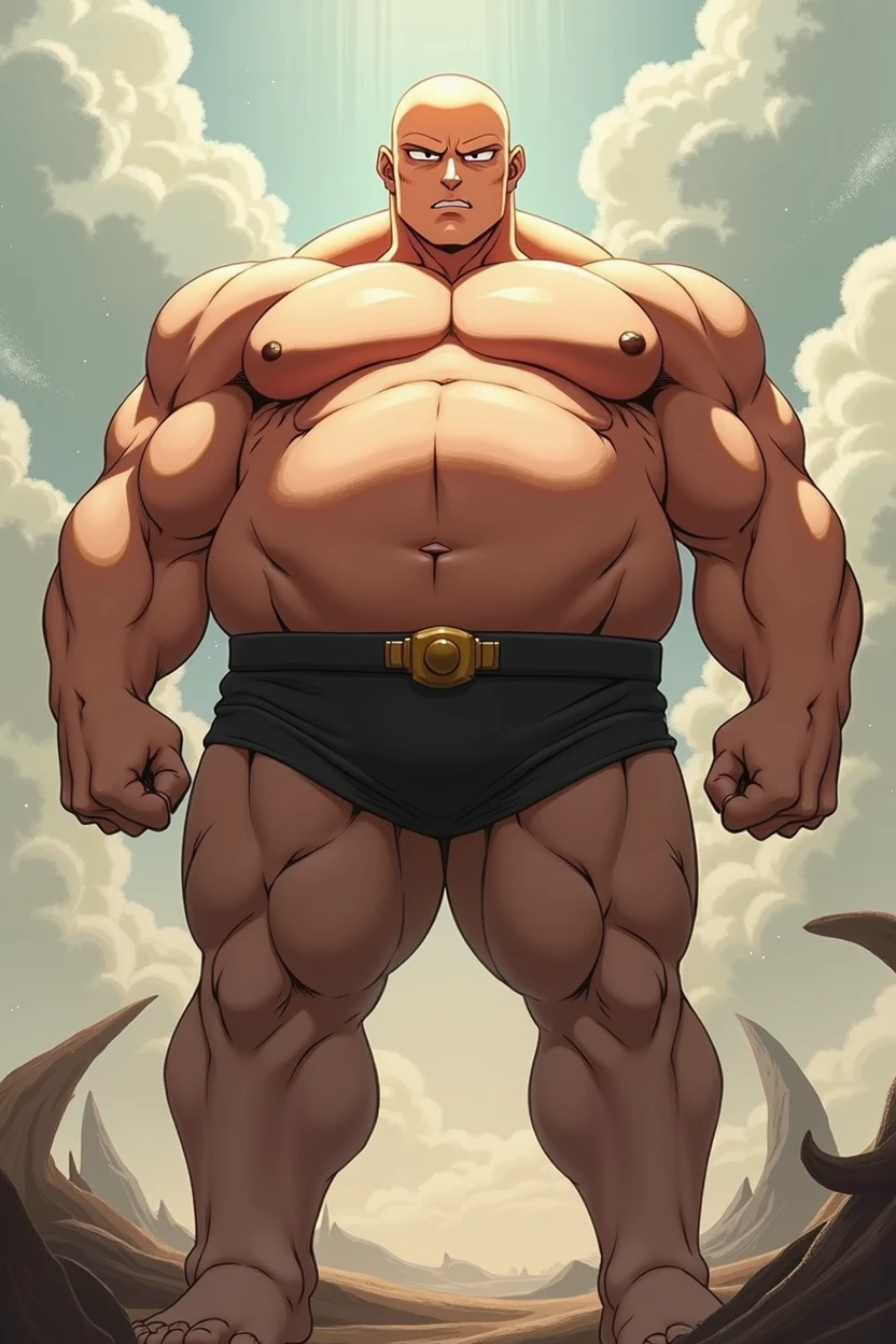 One Punch Man, Saitama Gigachad, Madhouse Studio Style Image