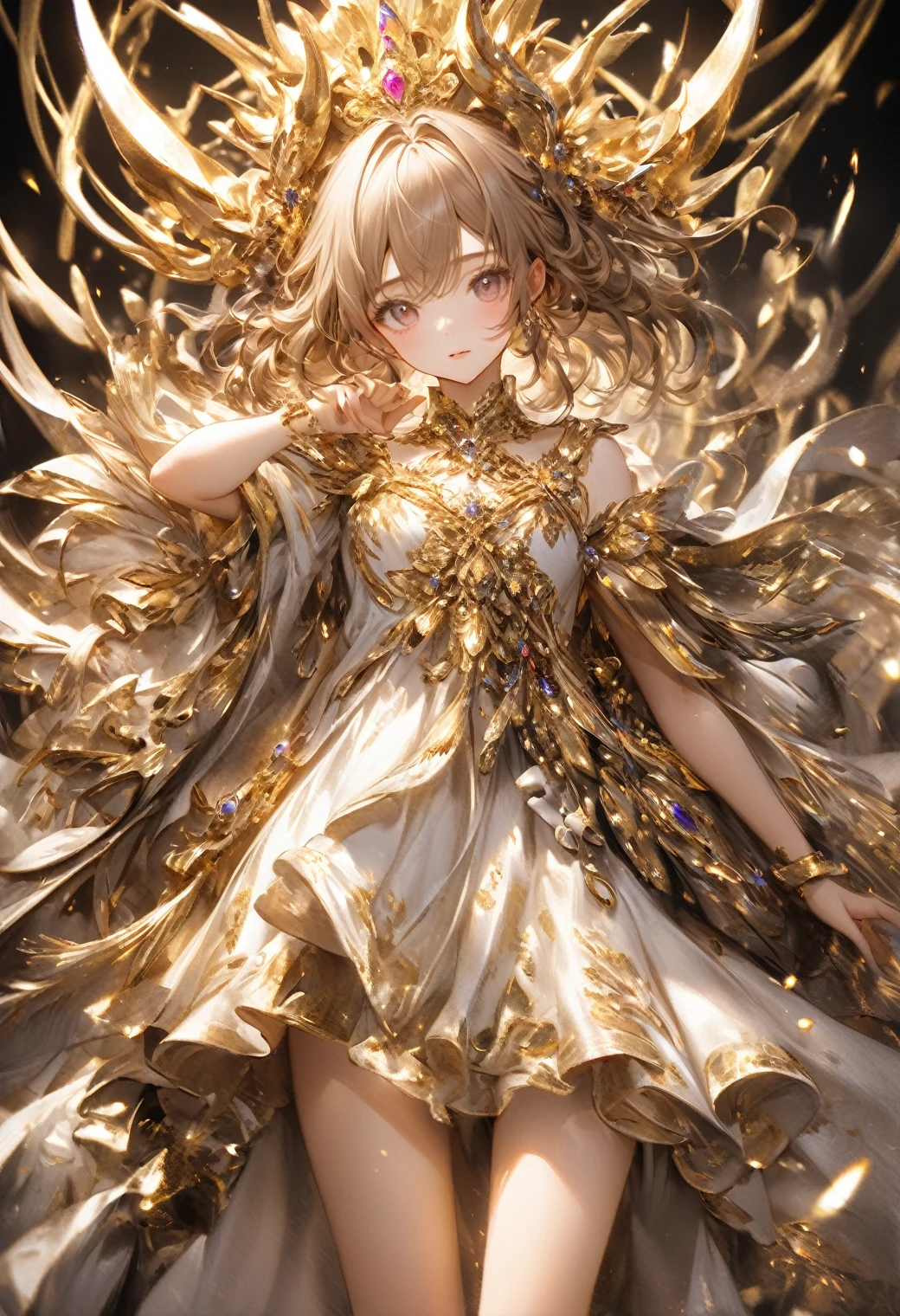 (Highest quality, 8k, 32K, masterpiece, Ultra-high resolution,:1.2) one person&#39;s,So cute , Fantasy background like inside a house, clear, Shining Eyes, Age 35 ,Fair skin, Girl with black hair, A beautiful girl like a fox, Slanted Eyes, Long Hair, Large Breasts, Big Breasts , H Cup, Upper body naked, Completely naked, Nipples are visible,indoor,Madame,mother