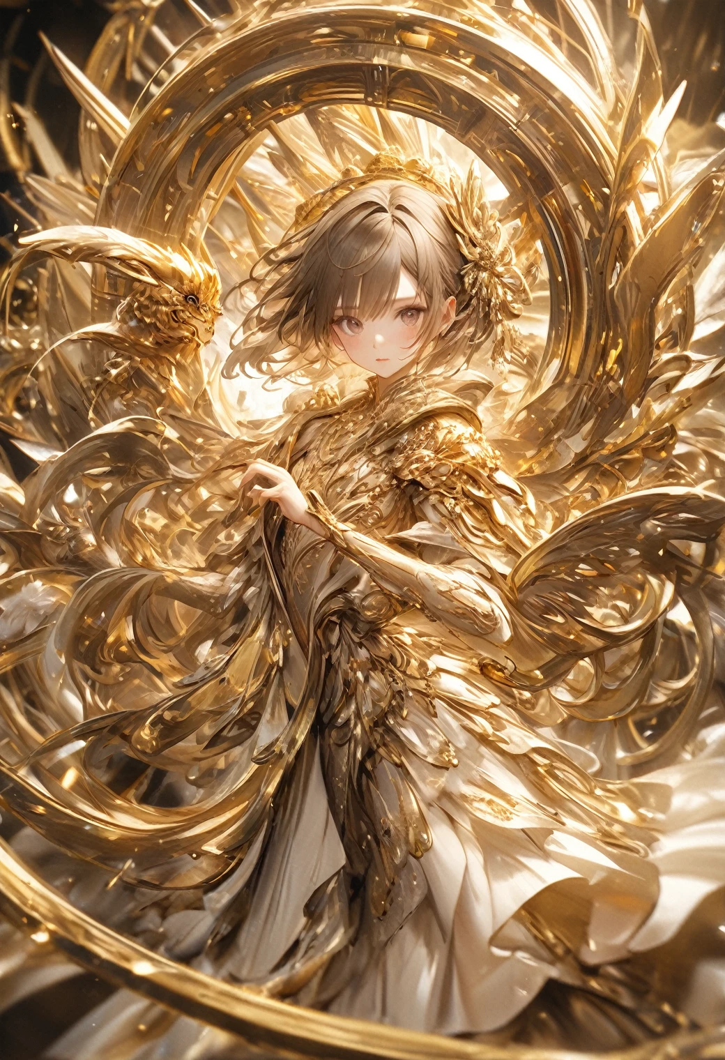 (Highest quality, 8k, 32K, masterpiece, Ultra-high resolution,:1.2),one person's,So cute ,indoor,night, A fantasy background like a study room, clear, Shining Eyes, Age 25 ,Fair skin, Girl with orange hair, A beautiful girl like a fox, Cheerleader, Slanted Eyes, Long Hair, An innocent smile, Grin, Large Breasts, ,Cat ear, Cat Ears, Upper body naked, Nipples are visible,Inside the room