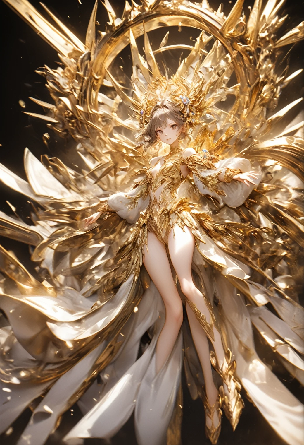 (Highest quality, 8k, 32K, masterpiece, Ultra-high resolution,:1.2),one person's,So cute ,indoor,night, A fantasy background like a study room, clear, Shining Eyes, Age 25 ,Fair skin, Girl with orange hair, A beautiful girl like a fox, Cheerleader, Slanted Eyes, Long Hair, An innocent smile, Grin, Large Breasts, ,Cat ear, Cat Ears, Upper body naked, Nipples are visible,Inside the room