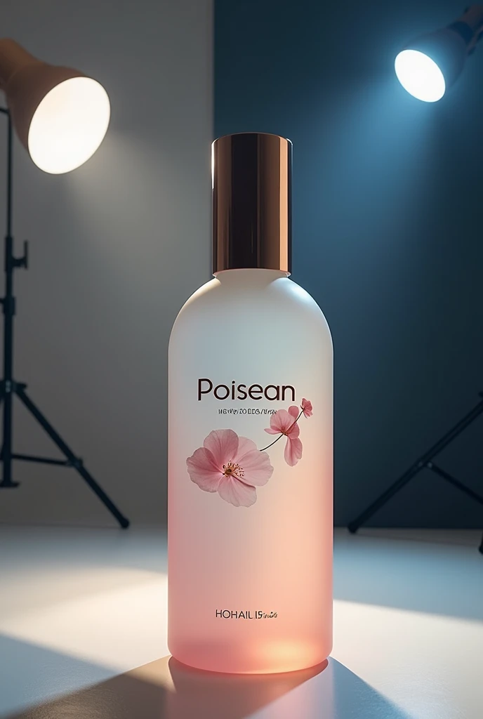 Large bottle of inhaler, refreshing when inhaled, Poisean brand, Hong Thai, new collection, photographed with studio lighting.