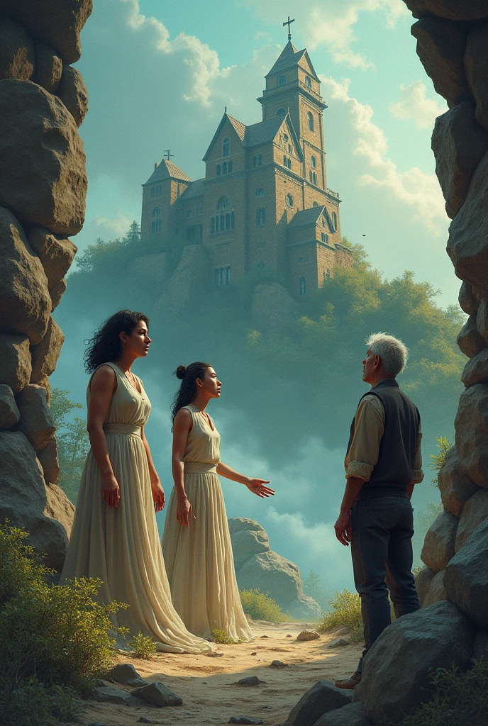 Cover Description: A drawing that combines the main elements of the story: The House on the Hill, The old man, and the two women turning into stone.Suggestion: Puedes dibujar The House on the Hill en el fondo, with the two women and Luis in the foreground. in a corner, The old man observando la escena.
Cultural Sucre,Chuquisaca Bolivia
