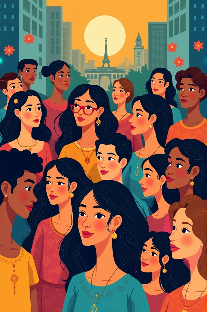 Make a Poster about Society as a Group of People Sharing a Common Culture