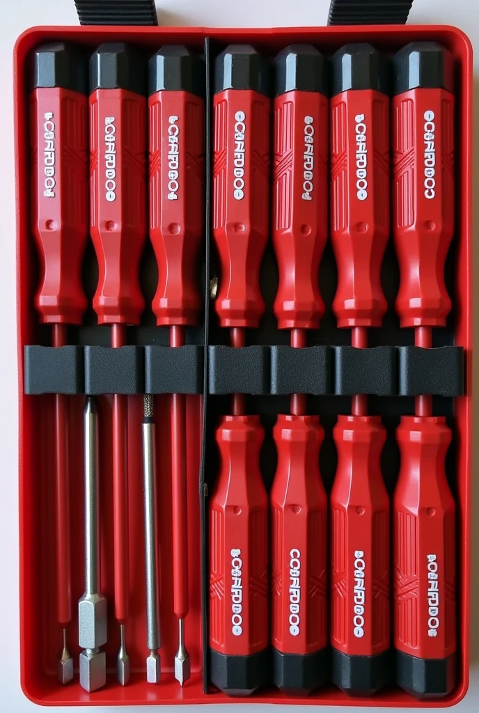 CARVENTOOLS brand red screwdriver set