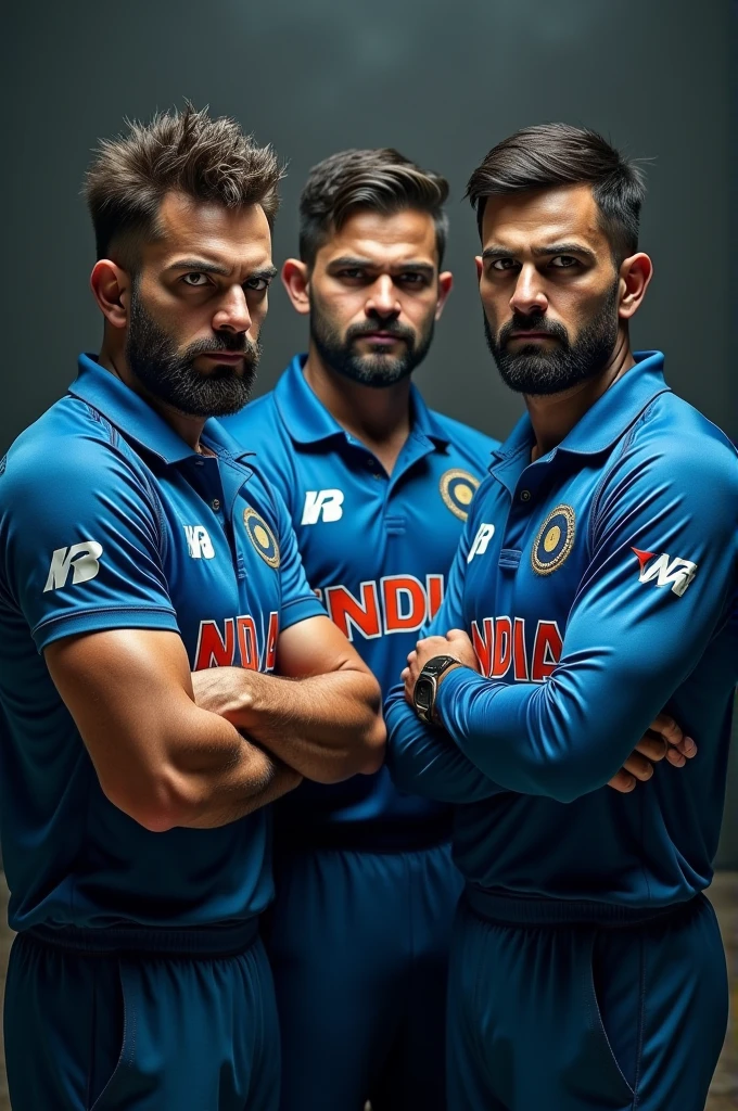 Dale Steyn, Rohit Sharma and virat Kohli together attitude photo 