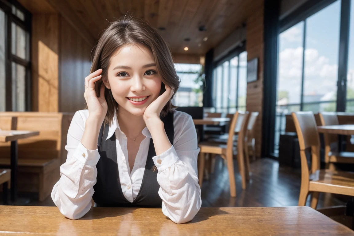 ((Highest quality、8k、masterpiece:1.3))、slimカップル、modelカップル、(Realistic, Intricate details:1.2), Japanese food、Buckwheat、Japanese sake、Shochu 、Beautiful view of the sunset sky and clouds、A bright smile、The wonderfulness of smile、Bright image、Beautiful Face, blue eyes, The light shines on your face, blush, short hair,Bright Face、 (Age 37), Age 34, sparkling wine、Two beauties、Brown Hair、Shortcuts、Long sleeve shirt、dress、Beautiful woman 1, (slimな顔), (The body is slim), (Brown Hair), (Shortcuts), cheeks turn a little red,Attractive beauty、restaurant, In a prominent place (From the waist up) Nova Frog Style, actress, model, Upper Body, White wine, slim, smile, (smile: 1.15), Beautiful fine grain, Depth f/2,saturation, High Contrast, Strong light and shadow,Moist Body:1.5、3D texture、Delicate eyes、Brown Hair、The hair is very shiny、
