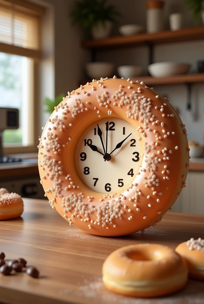 donut clock time