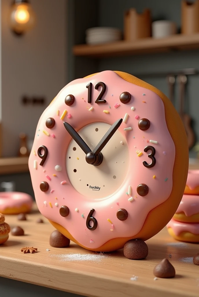 donut clock time