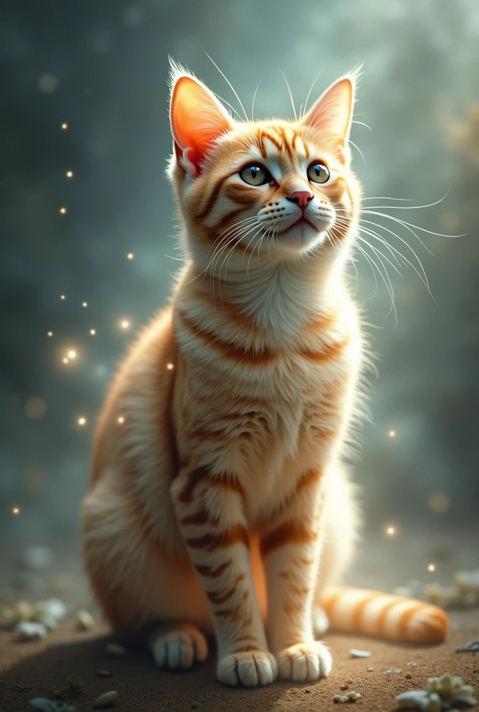 Cat Transparent Brown Tabby Channeling