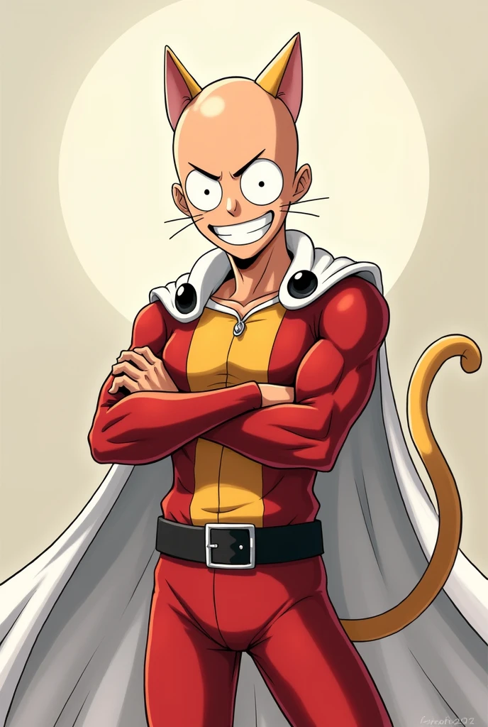One Punch Man, Saitama Mewing Of Infinite