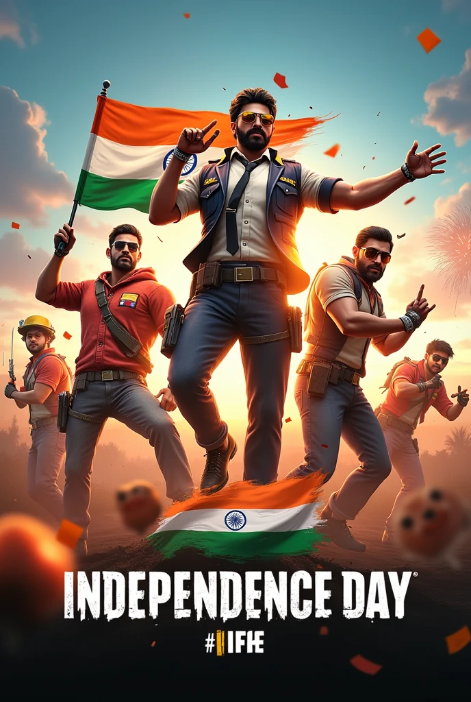 Free Fire 15 August Happy Independence Day Montage Thumbnail 