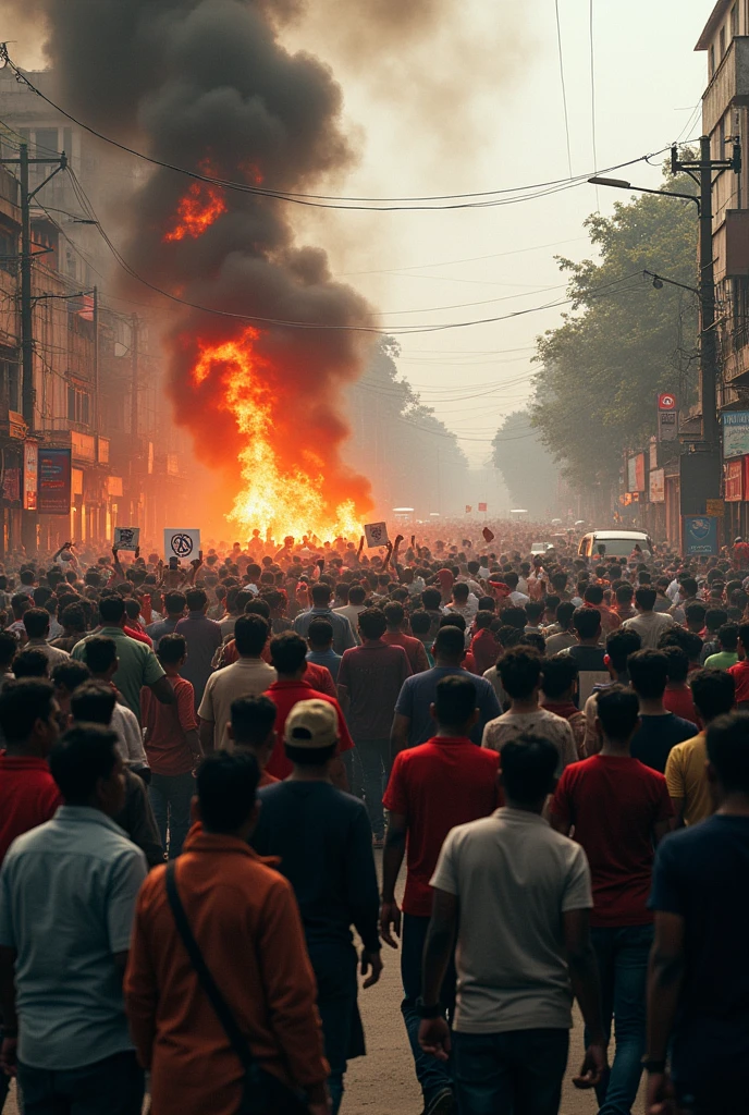 Protests in Bangladesh began last month and since then around 300 people have been killed in the unrest.