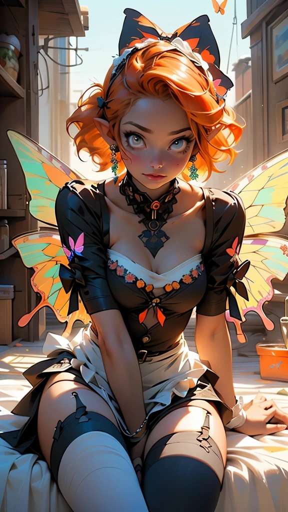 cute oppai elf,(((little ,oppai body,little, chibi))),(((6 years old))),((anime elf with extremely cute and beautiful orange hair)), (((elf))), (((elf ears))),
(((Giant Breasted Girl))),((((Bright orange hair:1.35,ponytail short Bright orange hair,colored inner hair,ear breathing)))),((bright_orange_eyes:1.3))),intricate eyes,beautiful detailed eyes,symmetrical eyes,big eyes:1.5,(((lustrous skin:1.5,bright skin: 1.5,skin tanned,shiny skin,very shiny skin,shiny body,plastic glitter skin,exaggerated shiny skin,illuminated skin))),(detailed body,(detailed face)),
cute,slutty,erotic,daring,(nsfw),
zettai ryouiki,revealing clothing,show skin,(((Lolita Hair Accessories,Hair Bow,Maid Clothes,Stockings,Thigh Tie,Butterfly Wings:1.5))),(maid headdress,maid,maid clothing, maid cloth),(((intricate outfit,intricate clothes,embroidered outfit,ornate outfit))),
(dynamic pose:1.0),Shy,Mischievous Face,(centered,scale to fit dimensions,Rule of thirds),
inside,indoor,((cozy gothic room)),scenery:1.25,((intricate scenery)),((winter decorations)),
(Glossy winter ornaments),highres,sharp focus,(ultra detailed,extremely detailed),(photorealistic artwork:1.37),(extremely detailed CG unity 8k wallpaper),(((vibrant colors,vibrant theme))),(intricate),(masterpiece),(best quality),artistic photography,(photography taken by sldr),(intricate background),perfect rendered face,perfect face details,realistic face,photo realistic,analog style,((intricate detail)),(((realism))),