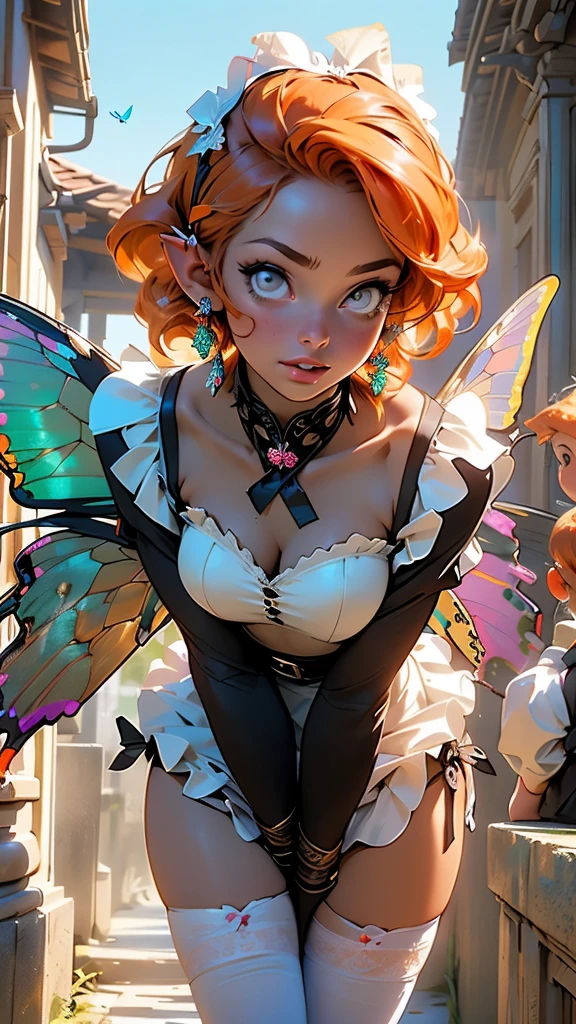 cute oppai elf,(((little ,oppai body,little, chibi))),((())),((anime elf with extremely cute and beautiful orange hair)), (((elf))), (((elf ears))),
(((Giant Breasted Girl))),((((Bright orange hair:1.35,ponytail short Bright orange hair,colored inner hair,ear breathing)))),((bright_orange_eyes:1.3))),intricate eyes,beautiful detailed eyes,symmetrical eyes,big eyes:1.5,(((lustrous skin:1.5,bright skin: 1.5,skin tanned,shiny skin,very shiny skin,shiny body,plastic glitter skin,exaggerated shiny skin,illuminated skin))),(detailed body,(detailed face)),
cute,slutty,erotic,daring,(nsfw),
zettai ryouiki,revealing clothing,show skin,(((Lolita Hairessories,Hair Bow,Maid Clothes,Stockings,Thigh Tie,Butterfly Wings:1.5))),(maid headdress,maid,maid clothing, maid cloth),(((intricate outfit,intricate clothes,embroidered outfit,ornate outfit))),
(dynamic pose:1.0),Shy,Mischievous Face,(centered,scale to fit dimensions,Rule of thirds),
inside,indoor,((cozy gothic room)),scenery:1.25,((intricate scenery)),((winter decorations)),
(Glossy winter ornaments),highres,sharp focus,(ultra detailed,extremely detailed),(photorealistic artwork:1.37),(extremely detailed CG unity 8k wallpaper),(((vibrant colors,vibrant theme))),(intricate),(masterpiece),(best quality),artistic photography,(photography taken by sldr),(intricate background),perfect rendered face,perfect face details,realistic face,photo realistic,analog style,((intricate detail)),(((realism))),