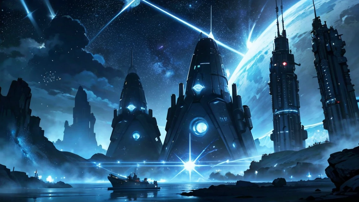 space station, asteroids, space, Starry sky background, spaceships dock and disembark, Perry Rhodan, StarWars, eve online