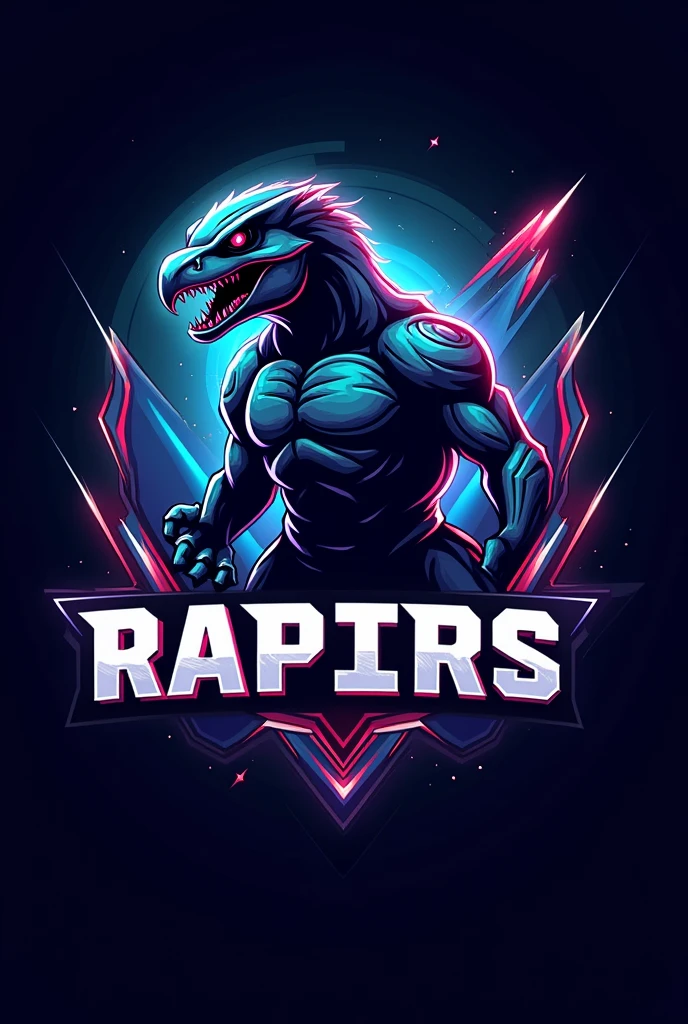 raptor e sports logo with text
