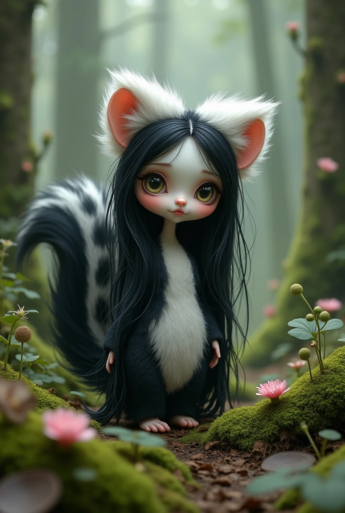 Girl fart,shit,Skunk Girl