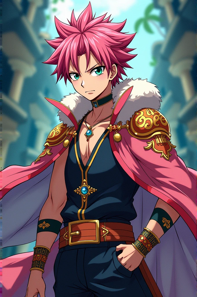 Nastu Fairy tail in brand new pretty outfit 