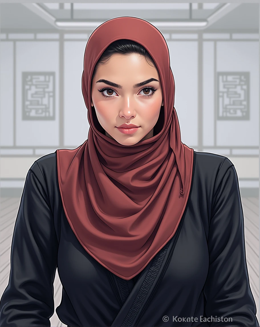 karate hijab