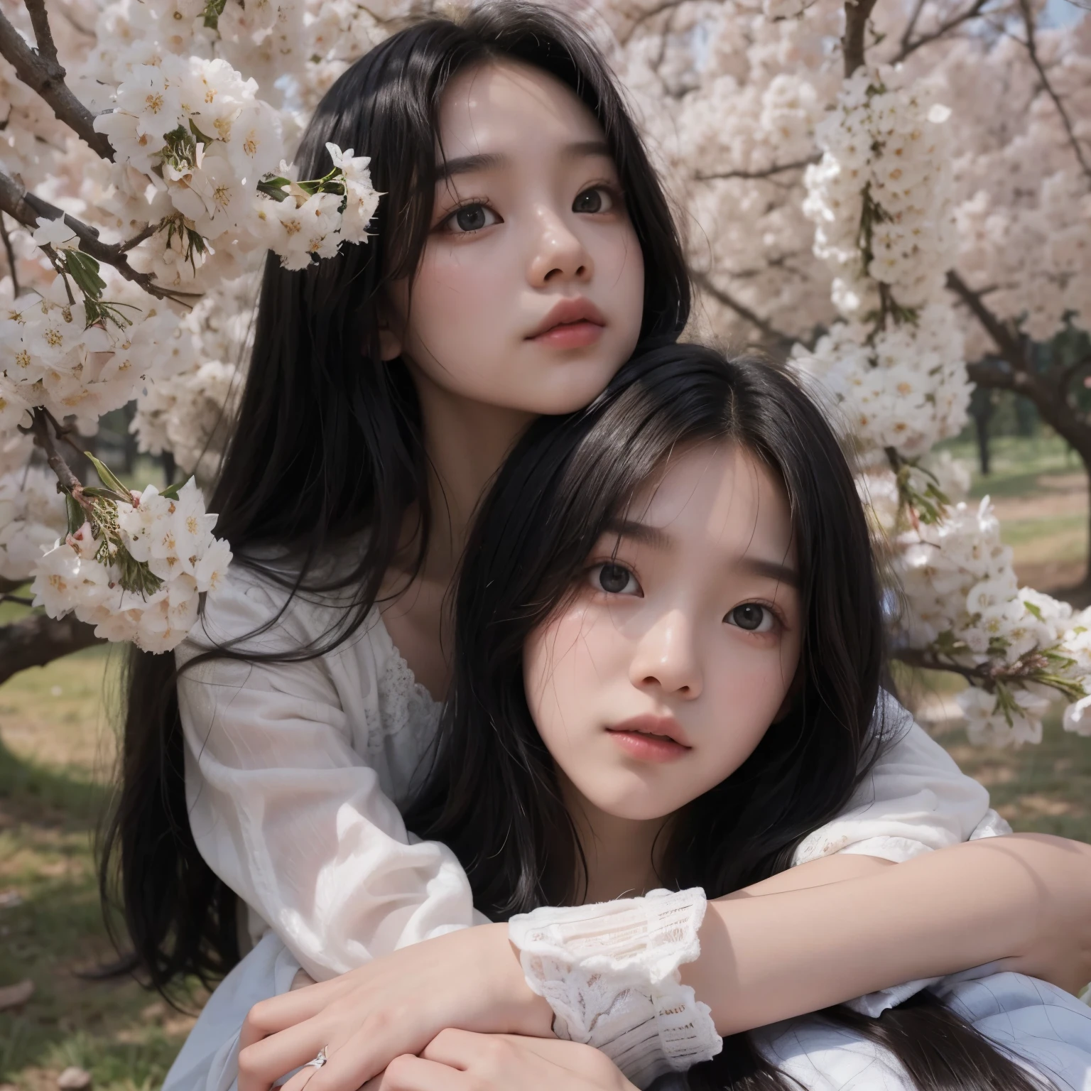 Wang wonyoung ive, wang wonyoung, black long hair 