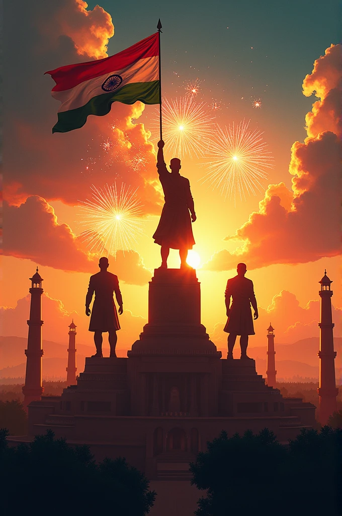 Independence day poster background
