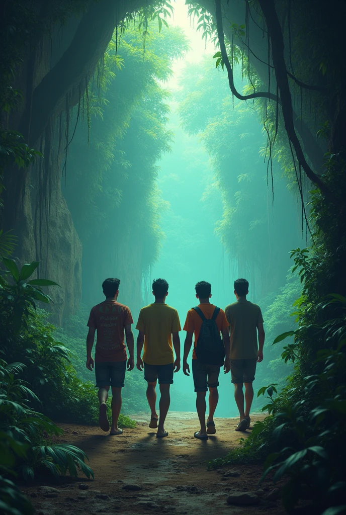 four male friends visited an unknown myterious place to chill the party in
anchra pradesh.